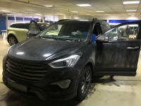 Установка блокиратора АКПП MulTlock (Fortus) на автомобиль Hyundai Santa Fe 2018 г.в. Цена замка с установкой на автомобиль 10800 руб.