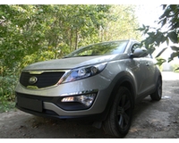Сетка в бампер на автомобиль KIA Спортейдж 2010-2014 black низ. ZR.KIA.SP.10-14.bot.b