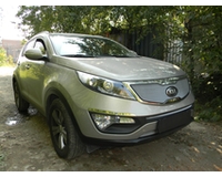 Решетка радиатора для автомобиля Киа Спортейдж 2010-2014 chrome низ. ZR.KIA.SP.10-14.bot.c