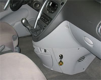 Бесштыревой замок ДРАГОН на автомобиль CITROEN XSARА PICASSO (2000-2010) мех. КП