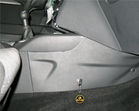 Бесштыревой замок ДРАГОН на автомобиль CITROEN C4 (2011-) мех. КП