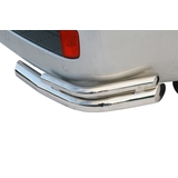 Зашита заднего бампера "Уголки" двойные D76/42 для TOYOTA Land Cruiser LC200, нержавеющая сталь NL20760578