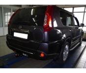 Nissan X-Trail 2012 установка несъемного фаркопа (Т.С.У) BOSAL- Аutoflex 4358-A-H, подключение электрики CAN Pandora TCM-6