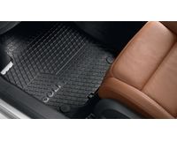 005M0061511041 Оригинальныe Резиновые коврики Volkswagen Original Golf + задние, цвет черный