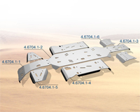 Алюминиевая защита квадроцикла для Stels ATV 500 GT-1 444.6704.1