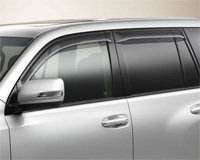 Комплект дефлекторов на окна (4шт.) для автомобиля LC Prado 150 2009-/2013-. Оригинал Toyota. PZ451-J0532-ZA