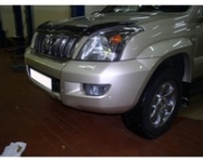  TOYOTA PRADO 120 Установка парктроника Park Master (8 датчиков с покраской в цвет автомобиля) , Установка мультимедиа системы на о.с. android CAR4G, установка камеры заднего вида, установка замка АКПП MUL-T-LOCK