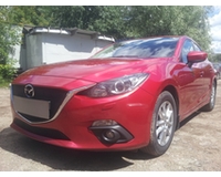 Решетка радиатора на автомобиль Mazda 3 2013- black низ. ZR.MAZ.3.13.bot.b