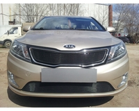 Защита радиатора для автомобиля KIA RIO 2011-2014 black низ. ZR.KIA.RIO.11.bot.b