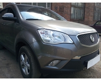 Решетка радиатора на автомобиль Ssang Yong Актион (C200) 2010- black низ. ZR.SAY.ACT.C200.10.bot.b