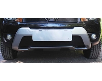 Защита радиатора на автомобиль Рено Duster 2015- black низ. ZR.REN.DUS.15.bot.b
