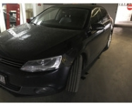 Volkswagen Jetta. Перетяжка руля натуральной кожей.