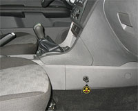 Бесштыревой замок DRAGON на автомобиль FORD FOCUS II (2005-2007) мех. КП
