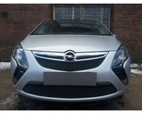 Защита радиатора для автомобиля Opel Zafira 2012- black низ. ZR.OP.ZAF.12.bot.b