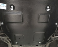 Защита картера на Volkswagen T6. СARBON.
