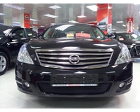 Защита радиатора на автомобиль Nissan Teana 2008 - 2013 black. ZR.NIS.TEA.08-13.b