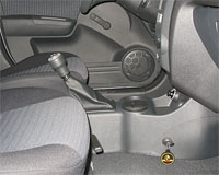 Бесштыревой блокиратор DRAGON на автомобиль HYUNDAI GETZ мех. КП (РВ с гидроусилителем руля)