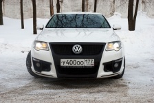 Passat B6 установка аэродинамического обвеса R