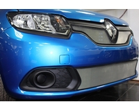 Решетка радиатора на автомобиль Рено Сандеро 2014- chrome низ. ZR.REN.SAN.14.bot.c