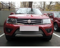 Решетка радиатора на автомобиль Сузуки Гранд Витара 2012- chrome. ZR.SUZ.GV.12.c
