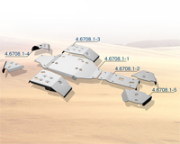 Алюминиевая защита квадроцикла для Stels ATV 500 Kazuma 444.6708.1