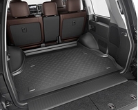 Оригинальный коврик для багажника Toyota LC200/LX570(12-) (5 мест) PZ434-79304-PJ -- цвет черный