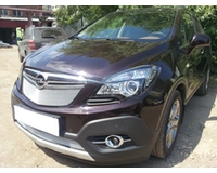 Решетка на радиатор на автомобиль Опель Мокка chrome низ. ZR.OP.MOK.12.bot.c