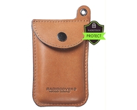 Чехол экранирующий RadioCover для смарт ключа. Цвет коричневый