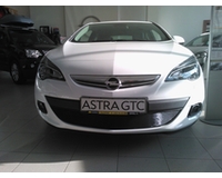 Защита радиатора на автомобиль Опель Астра J GTC 2010- black. ZR.OP.AST.GTC.10.b