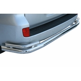 Зашита заднего бампера "Волна" двойная D76/42 для TOYOTA Land Cruiser LC200 нержавеющая сталь NL20750580