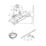 003C0071105E  Дополнительное крепление для перевозки третьего велосипеда Volkswagen Original для VW 