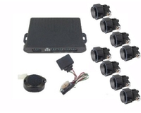 KIT070UNPS61/8C Paser PARKEASY FLAT Встроенные (плоские) парковочные датчики. Парктроник отображающий информацию на штатный дисплей автомобиля. 4 передних датчика 4 задних датчика.