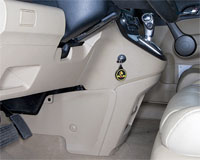 Бесштыревой замок ДРАГОН на автомобиль HYUNDAI ELANTRA (2006-2010) мех. КП