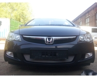 Решетка радиатора на автомобиль Хонда Цивик 4D VIII 2006-2009 chrome. ZR.HO.CIV.VIII.06-09.c