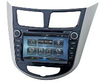 Штатное головное устройство HYUNDAI Solaris INCAR AHR-2481 SL (Android)