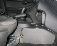 Бесштыревой замок ДРАГОН на автомобиль GAZ SIBER (2008-2010) мех. КП