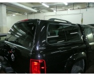 VW Amarok кунг CARRYBOY S2 черный 2T2T. Установка, фото.