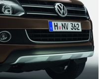002H0071003 Накладка переднего бампера цвет серебро Volkswagen Original для автомобиля VW AMAROK 