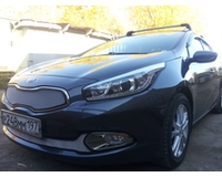 Решетка на радиатор на автомобиль КИА Ceed III 2012- black низ. ZR.KIA.CEE.12.bot.b