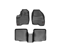 Передние и задние коврики салона для автомобиля Ford Explorer (2011- 2014). 44359-1-2 Weathertech, комплект 4 шт., цвет черный