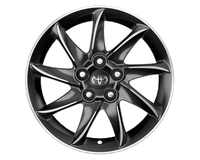PZ406-T067F-ZS Колесные диски Podium -антрацит шлифованный 17 Toyota Original. Для автомобиля TOYOTA CAMRY 2011 / AVENSIS 2011