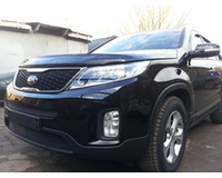 Решетка радиатора для автомобиля КИА Sorento 2013- black низ. ZR.KIA.SOR.13.bot.b
