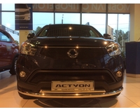 Решетка радиатора для автомобиля Ssang Yong Актион 2013- black верх. ZR.SAY.ACT.13.top.b