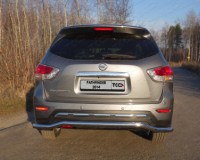 Защита Nissan Pathfinder 2014 ТСС NISPAT14-17 задняя 60,3 мм