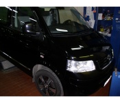 Volkswagen Multivan установка штатного несъемного фаркопа (Т.С.У.) volkswagen original, подключение блока электрики прицепа Pandora TCM-6 CAN