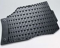 004L1061501041 Оригинальные резиновые напольные коврики c логотипом Q7 передние Audi Accessories для автомобиля AUDI Q7