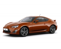 Наклейки на дверь и кузов для Toyota GT-86. Цвет черный или серебристый.