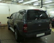 Кунг CARRYBOY S2 Toyota Hilux цвет 1E9. Установка фотоотчет.  