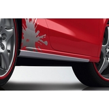 8X0801120-AG ABT AUDI  A1 накладки порогов серебро