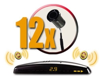 BS-6651 ParkMaster PLUS Система контроля «слепых» зон 4датчика BS05 + парковочный радар переднего и заднего бампера 8 датчиков BS05 